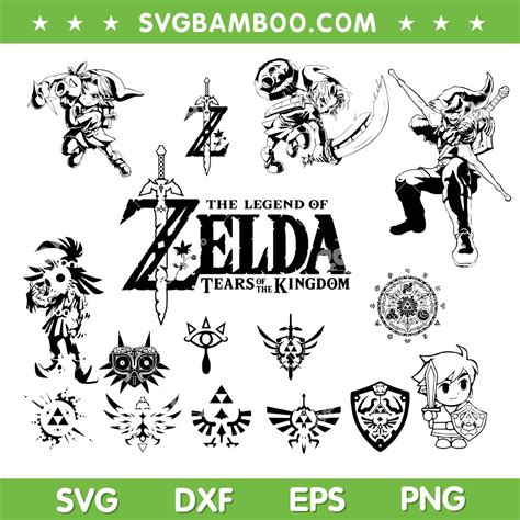 Zelda Tears Of The Kingdom Svg Bundle