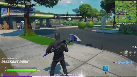 Fortnite D Fi Placer Des Panneaux De Bienvenue Pleasant Park Et Lasy