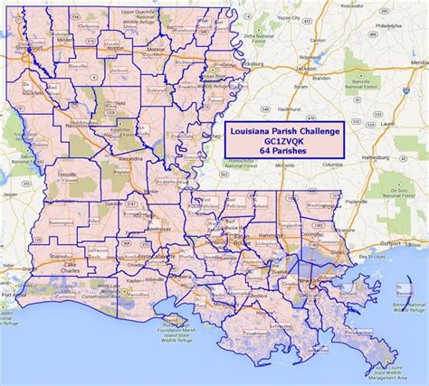 All Parishes In Louisiana Map Literacy Basics