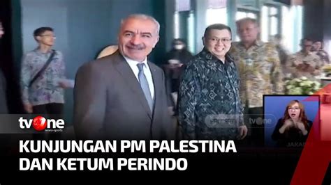 PM Palestina Bertemu Ketum Perindo Jajaki Kerja Sama Kabar Pagi TvOne