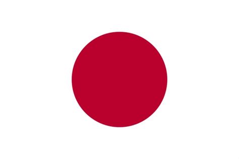 Flaga Japonii Japonia W Informacjach Geograficznych