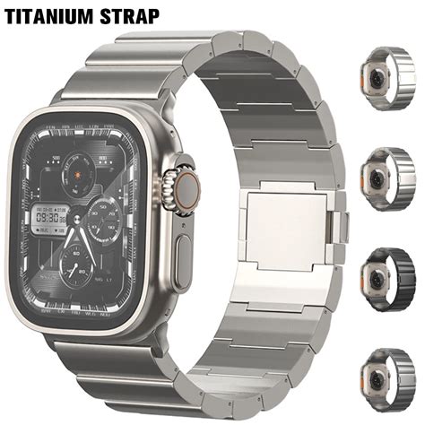 Apple I In Titanyum Bant Izle Ultra2 1 Kay 49mm 45mm 44mm 38mm 40 41mm