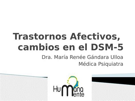 Pdf Trastornos Afectivos Cambios En El Dsm Dokumen Tips