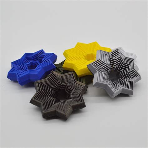 Star Fidget Toy 3d Print Etsy