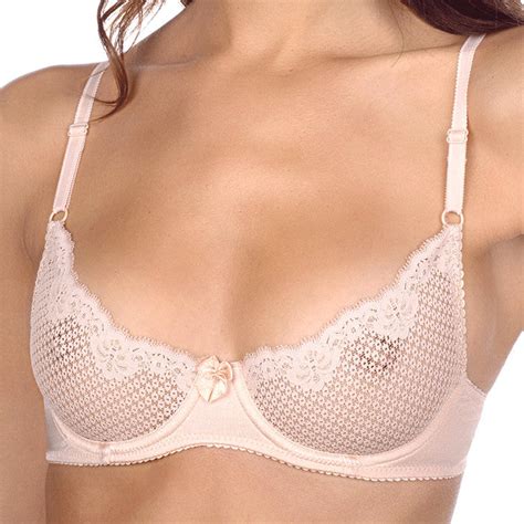 Duet By Timpa Lace Demi Bra Beige Azaleas