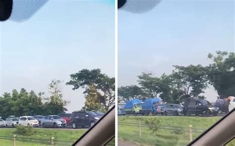 Terjadi Macet Sepanjang 6 Kilometer Akibat 2 Kendaraan Terlibat