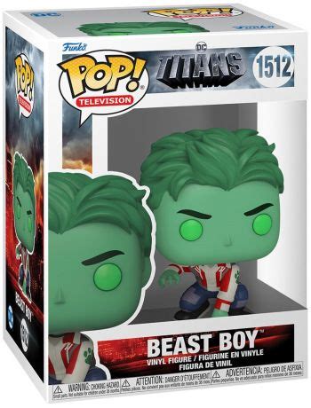 Figurine Pop Titans DC 1512 Pas Cher Beast Boy