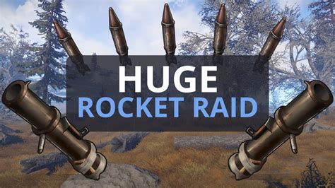 Rocket Raiding A Base With A Million Turrets Rust YouTube