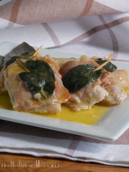 Saltimbocca Alla Romana Con Lonza Di Maiale Ricettesfiziosedirosaria