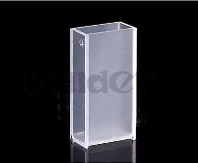 Mm Path Length Jgs Quartz Cuvette Cell With Ptfe Lid For Uv