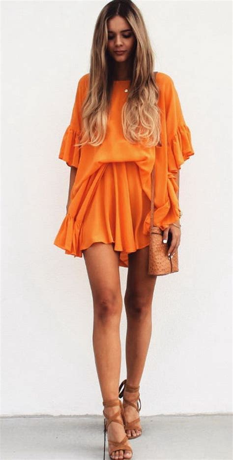 Best Orange Clothes For Women Vintagetopia Trendy Summer Outfits