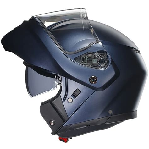 Flip Up Helmet Agv Streetmodular Mono Matt Profondo Blue 10