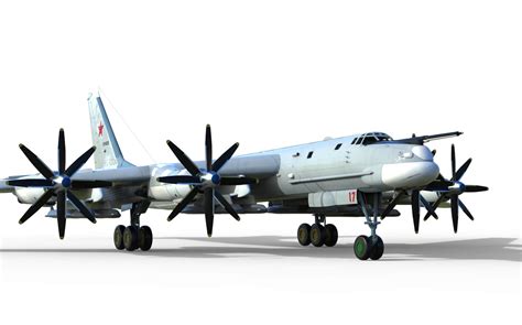 Tupolev TU-95 MS Bear 3D Model by citizensnip