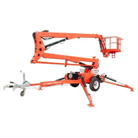 Tgz 16 16m 18m Towable Trailed Bucket Lift Hydraulic Boom Lift Machine