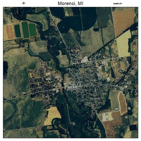 Aerial Photography Map of Morenci, MI Michigan