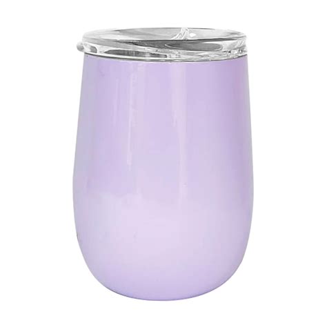 Popshelf Double Wall Stainless Steel Wine Tumbler Purple Hamilton Place