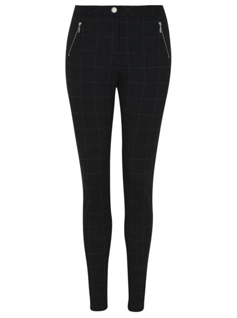 Zip Detail Check Trousers Women George At Asda Trousers Women