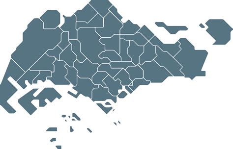 Outline Drawing Of Singapore Map 15714949 Png