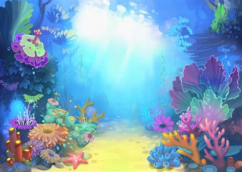 Amazon Beleco X Ft Fabric Underwater World Backdrops For