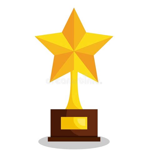 Trophy Star Winner Award Stock Vector Illustration Of Reward 85455454