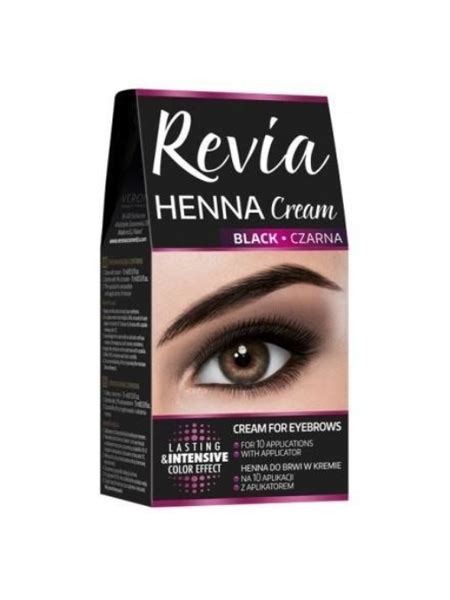 Verona Henna do brwi w Kremie czarna na 10 aplikacji Makijaż Brwi