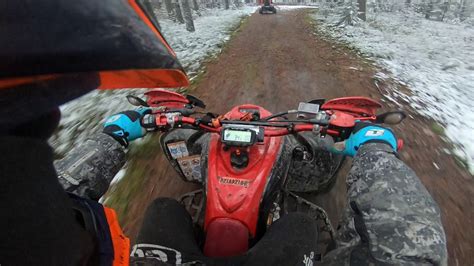 FIRST SNOW Pierwszy Śnieg jazda quadami z ekipą YAMAHA RAPTOR 700R SE