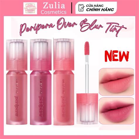 Son Kem Lỳ Peripera Over Blur Tint Kem Nhung Mịn Bền Màu 3 5g Shopee