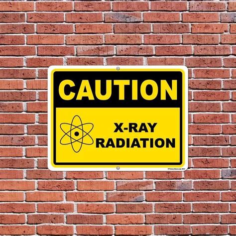 Danger Radiation Sign Or Sticker VictoryStore Corrugated Plastic