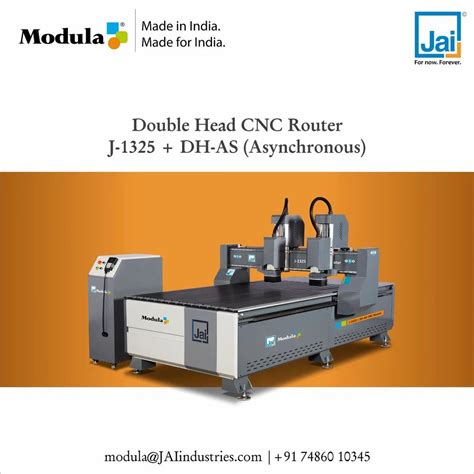 J Double Head Cnc Wood Router Kw At Best Price In Ahmedabad