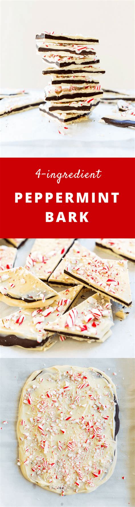 4 Ingredient Peppermint Bark Recipe A Taste Of Koko