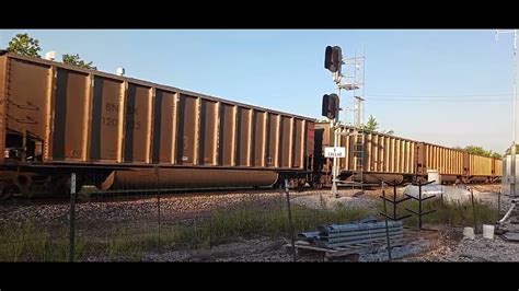 Railfan S Brookfield Subdivision Bnsf Leading Loaded Coal Train