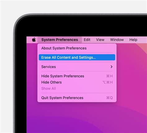 Erase All Content And Settings On Mac Apple Support