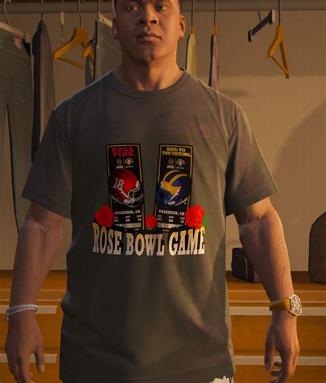 College Football Playoffs T Shirt Pack For Franklin Gta Mods