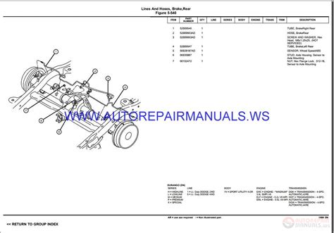 Chrysler Dodge Durango Dn Parts Catalog Part 2 1998 1999 Auto Repair Manual Forum Heavy