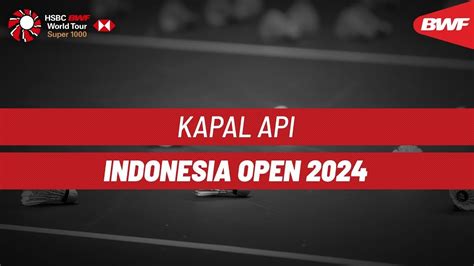 KAPAL API Indonesia Open 2024 Goh Izzuddin MAS Vs Carnando Marthin