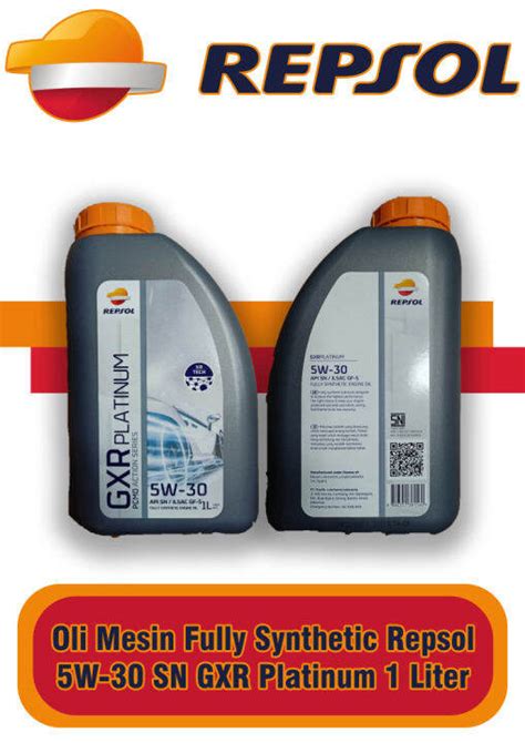 Oli Mesin Fully Synthetic Repsol W Sn Gxr Platinum Liter