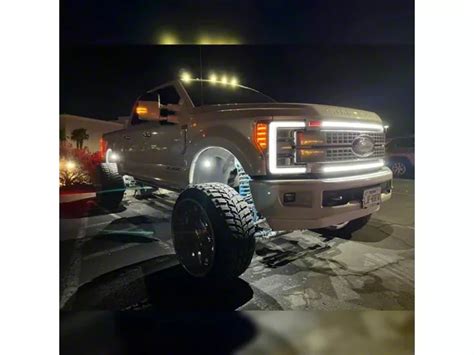 Sick Diesel F 150 Led Rock Light Kit With Controller 8 Piece White Rlw8 Universal Some