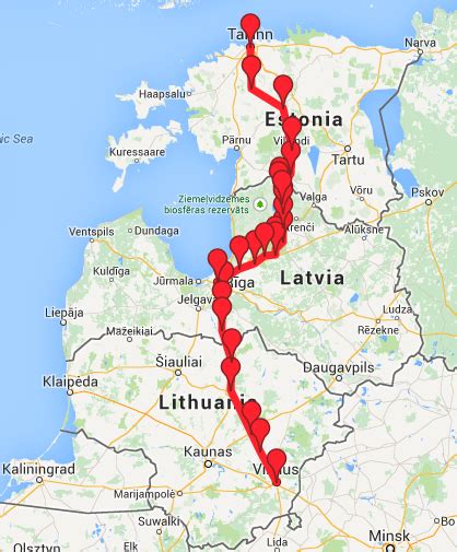 How A 600km Human Chain Saved The Baltic States History Of Yesterday