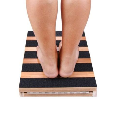 Strongtek Professional Wooden Slant Board Adjustable Incline Calf