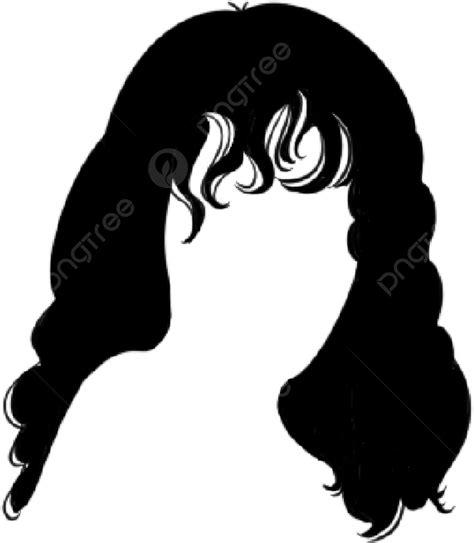 Silueta De Peinado Femenino Png Peinado Cabello Femenino Cortes De Cabello Png Y Psd Para