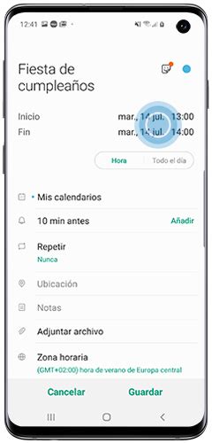 ¿cómo Usar La Aplicación De Calendario En Un Smartphone Samsung