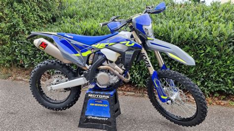 Sherco Sef Cm Moto Enduro Km Bleu Dommartin