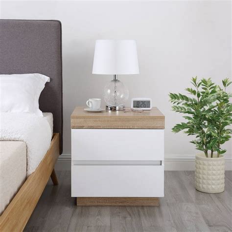 Bedside Table Drawer with 2 Drawers Ariella | The Warehouse