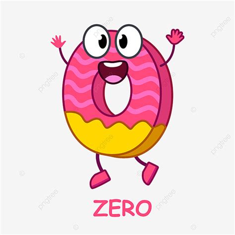 Number Zero Clipart Vector, Zero Number Cartoon Cute Face, Zero, Number, Zero Number PNG Image ...