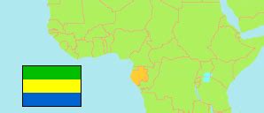 Gabon: Provinces, Cities & Urban Places - Population Statistics, Maps ...