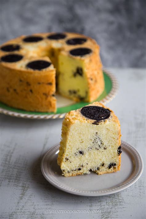 How To Bake Soft Fluffy Oreo Chiffon Cake