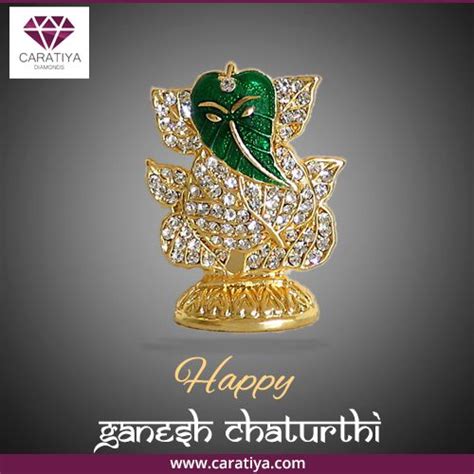 Caratiyadiamonds Wishes You A Lots Of Happiness And Lord Ganeshas