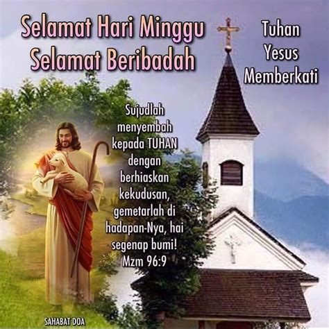 gambar ucapan selamat hari minggu  koleksi gambar