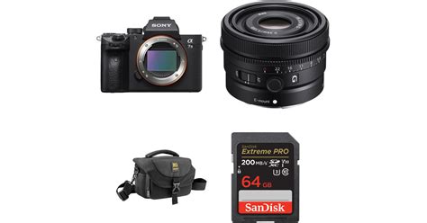 Sony A7 Iii Mirrorless Camera With 50mm F25 Lens And Basic