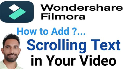 Wondershare Filmora How To Use Scrolling Text In Filmora How To